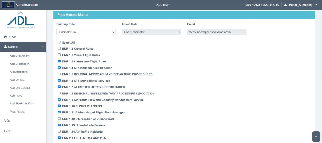 eAIP-Access Control